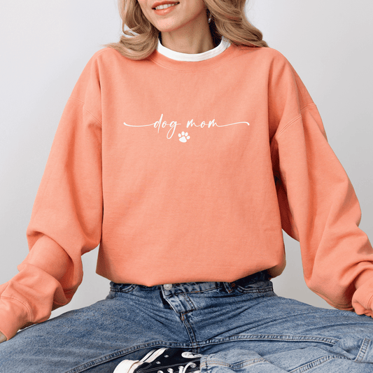 Dog Mom Crewneck Sweatshirt