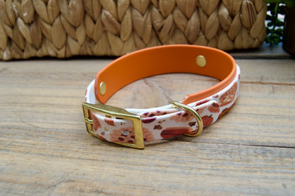 Pie: Mini Printed Double Layer Biothane Dog Collar