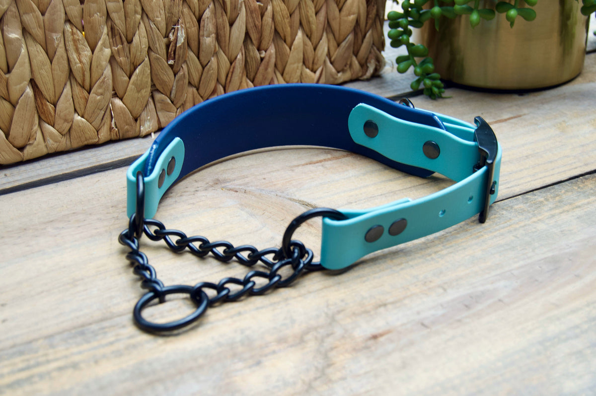 Adjustable Wide Biothane Chain Martingale