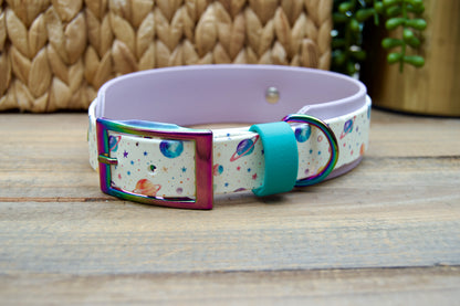 Nova: Printed Double Layer Biothane Dog Collar