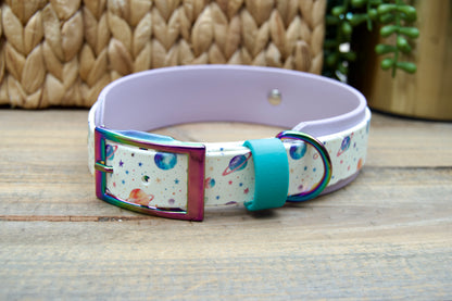 Nova: Printed Double Layer Biothane Dog Collar
