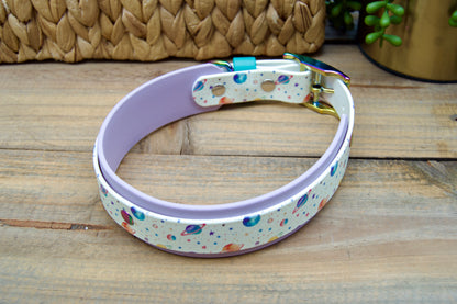Nova: Printed Double Layer Biothane Dog Collar