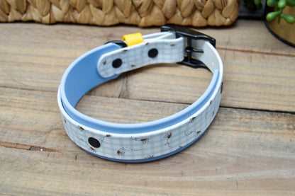 Bees: Printed Double Layer Biothane Dog Collar