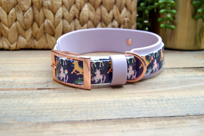 Unicorn: Printed Double Layer Biothane Dog Collar