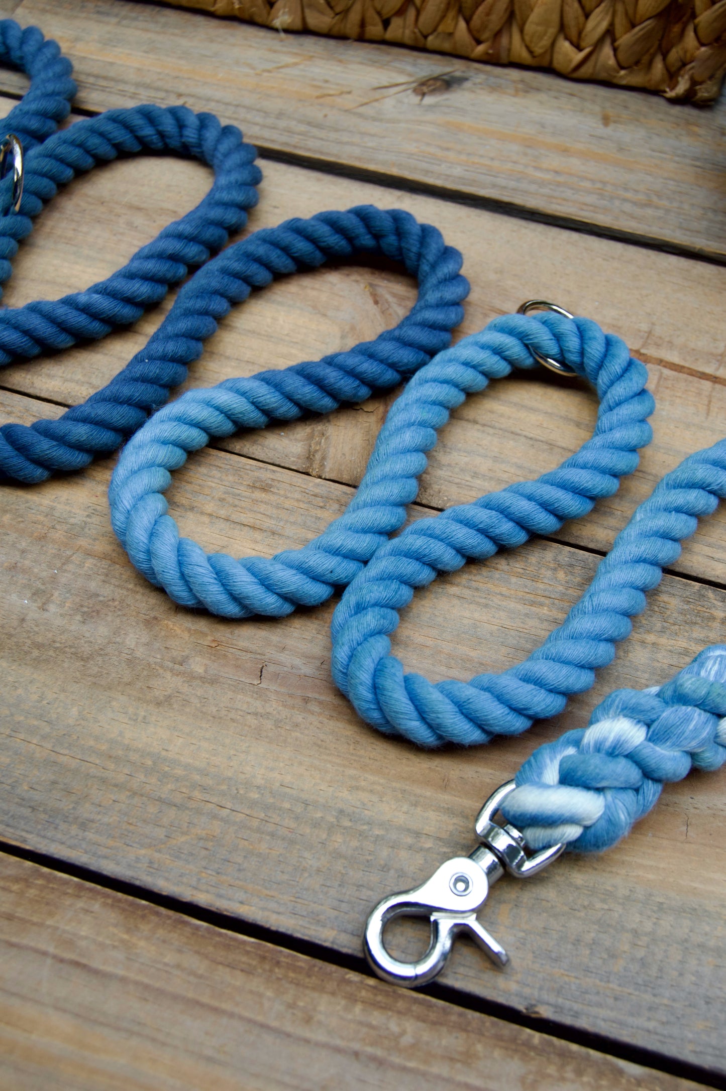 Custom Two Color Handsfree Rope Dog Leash