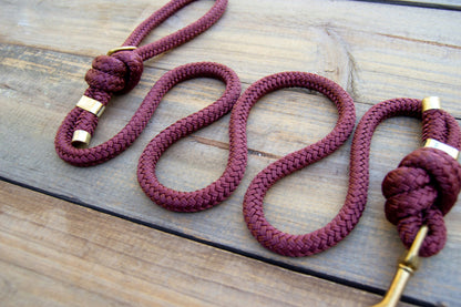 RTS: 4FT Maroon Venture Dog Leash