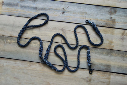 Custom Single Color Rope Dog Leash Coupler