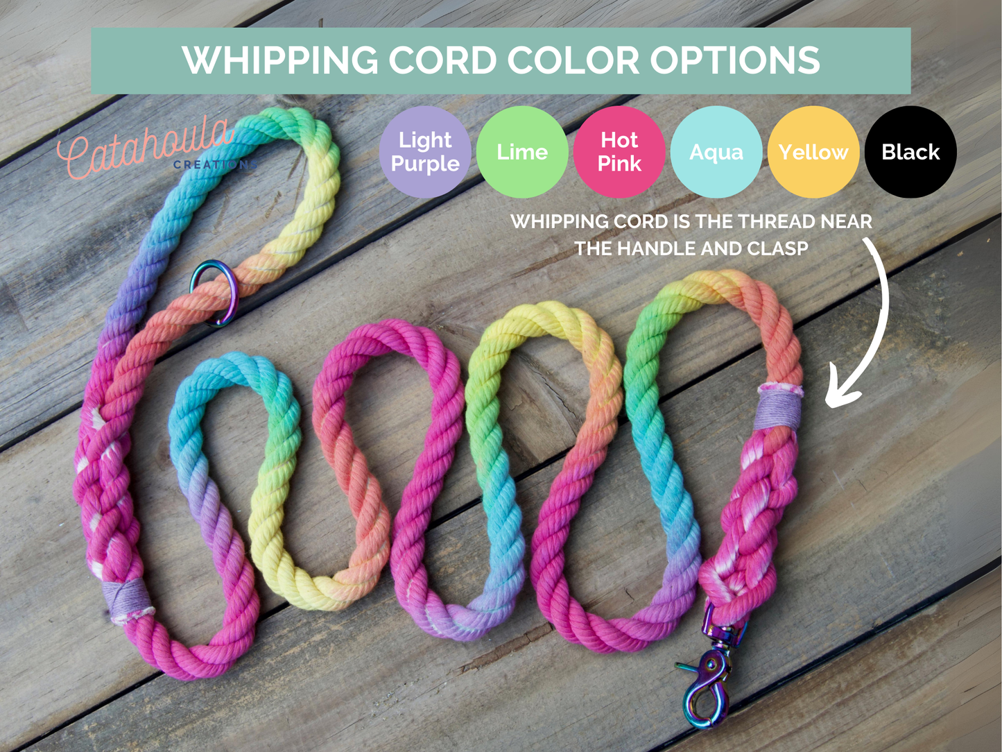 SNOWCONE: Rope Dog Leash